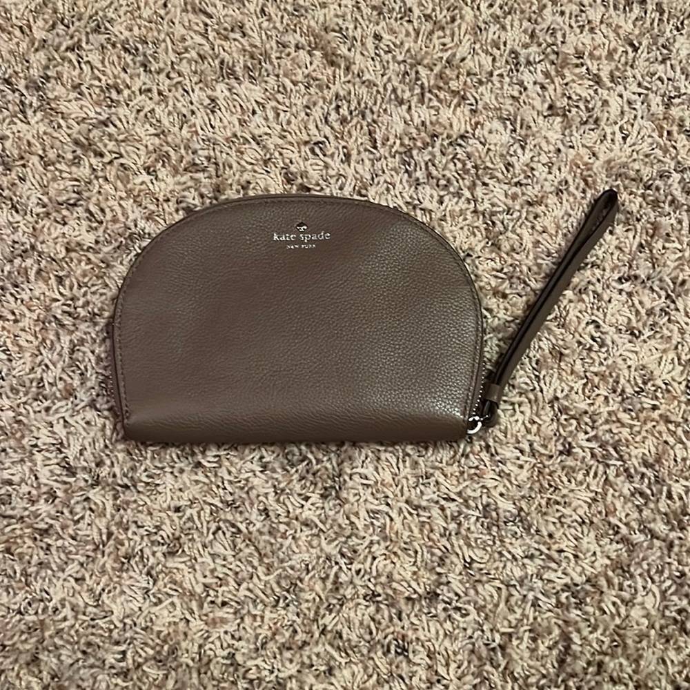 Kate Spade wristlet, purplish gray